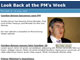 A copy of the 'Look Back at the PM's Week' newsletter; Crown copyright